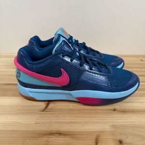 Nike JA 1 NY vs NY Basketball Shoes men's 9.5 Court Blue Hyper Pink FV1286-400